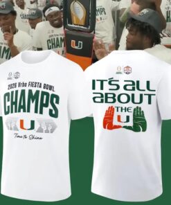 Miami Hurricanes College Football Playoff 2026 Fiesta Bowl Champions Locker Room New Design 3D Shirt, Viral 3D Graphic Tee Miami Hurricanes College Football Playoff 2026 Fiesta Bowl Champions Locker Room New Design 3D Shirt