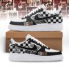 Cheap Trick All Washed Up Tour Black & White Checkerboard Rock Graphic Custom Air Force 1 Shoes, Music Lover AF1 Shoes Cheap Trick All Washed UP Tour Black White Checkerboard Rock Graphic Custom Air Force 1 Shoes