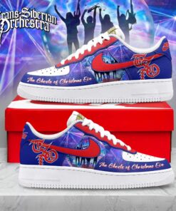 Trans Siberian Orchestra The Ghosts Of Christmas Eve Festive Rock Band Graphic Air Force 1 Shoes, Music Lover AF1 Shoes Trans Siberian Orchestra The Ghosts OF Christmas Eve Festive Rock Band Graphic Air Force 1 Shoes