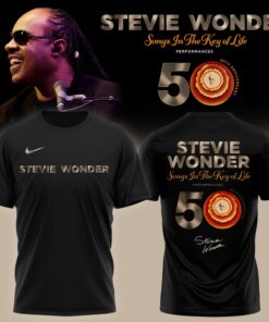 Stevie Wonder Songs in the Key of Life Performances 50th Anniversary Signed Limited Edition 3D Shirt, Trending Music 3D Tee Stevie Wonder Songs IN The Key OF Life Performances 50th Anniversary Signed Limited Edition 3D Shirt
