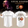 Stevie Wonder Songs in the Key of Life Performances 50th Anniversary Signed White Baseball Jersey, Music Artist Baseball Jersey 2 Stevie Wonder Songs in the Key of Life Performances 50th Anniversary Signed White Baseball Jersey, Music Artist Baseball Jersey Stevie Wonder Songs IN The Key OF Life Performances 50th Anniversary Signed White Baseball Jersey