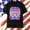Kansas Jayhawks 128 Years Anniversary The Phog Allen Fieldhouse 4X NCAA Champions Rock Chalk T Shirt, Trendy 2D Print Shirt Kansas Jayhawks 128 Years Anniversary The Phog Allen Fieldhouse 4X Ncaa Champions Rock Chalk T Shirt