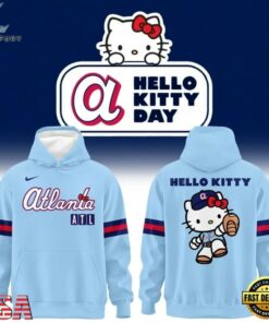 2026 Atlanta Braves x Hello Kitty City Connect Hoodie, Viral 3D Graphic Tee 2026 Atlanta Braves X Hello Kitty City Connect Hoodie