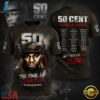 50 Cent The Final Lap Tour 3D Shirt, Trending Music 3D Tee 50 Cent The Final Lap Tour 3D Shirt