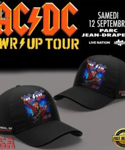 ACDC Exclusive Montreal Event Power Up Tour 2026 Cap, Music Lover Baseball Cap Acdc Exclusive Montreal Event Power UP Tour 2026 Cap