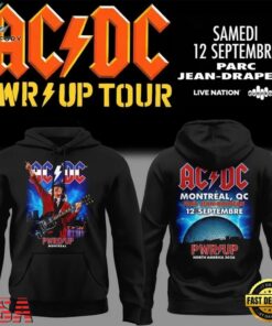 ACDC Exclusive Montreal Event Power Up Tour 2026 Hoodie, Trending Music 3D Tee Acdc Exclusive Montreal Event Power UP Tour 2026 Hoodie