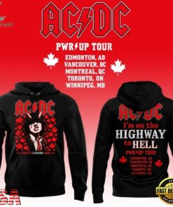 ACDC Highway to Hell PWR UP Tour Canada 2026 Limited Edition Hoodie, Trending Music 3D Tee Acdc Highway TO Hell Pwr UP Tour Canada 2026 Limited Edition Hoodie