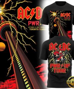ACDC Rogers Stadium Toronto 2026 PWR UP Tour Exclusive T Shirt, Trending Music 3D Tee Acdc Rogers Stadium Toronto 2026 Pwr UP Tour Exclusive T Shirt