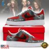 Aerosmith One More Time Tour Custom Air Force 1 Shoes, Red & Black Winged Skull Sneakers, Music Lover AF1 Shoes Aerosmith One More Time Tour Custom Air Force 1 Shoes Red Black Winged Skull Sneakers