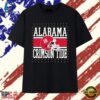 Alabama Crimson Tide 18 Helmet College Football T Shirt, Trendy 2D Print Shirt Alabama Crimson Tide 18 Helmet College Football T Shirt