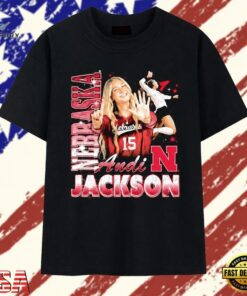 Andi Jackson Nebraska Cornhuskers Volleyball 15 Distressed T Shirt, Trendy 2D Print Shirt Andi Jackson Nebraska Cornhuskers Volleyball 15 Distressed T Shirt