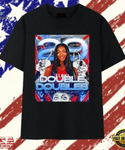 Angel Reese 29th double double most in a single WNBA season T Shirt, Trendy 2D Print Shirt Angel Reese 29th Double Double Most IN A Single Wnba Season T Shirt
