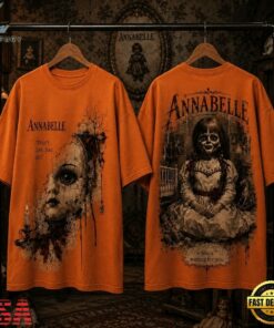 Annabelle Cursed Doll Halloween 3D Shirt, Trending Music 3D Tee Annabelle Cursed Doll Halloween 3D Shirt