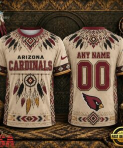 Arizona Cardinals 2026 NFL Native American Heritage 3D Shirt, Sports Fans 3D Shirt Arizona Cardinals 2026 Nfl Native American Heritage 3D Shirt
