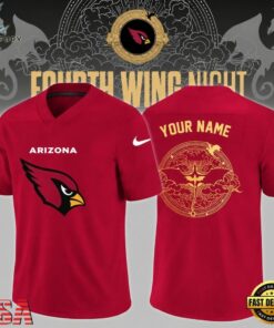 Arizona Cardinals Fourth Wing Night 2026 Custom Football Jersey, Fashion Football Jersey Arizona Cardinals Fourth Wing Night 2026 Custom Football Jersey