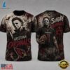 Arizona Cardinals NFL Michael Myers Sunday Nightmares Horror Halloween 3D T Shirt, Sports Fans 3D Shirt Arizona Cardinals Nfl Michael Myers Sunday Nightmares Horror Halloween 3D T Shirt