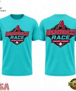 Arizona Diamondbacks Dbacks Race Against Cancer 2026 Graphic T Shirt, Viral 3D Graphic Tee Arizona Diamondbacks Dbacks Race Against Cancer 2026 Graphic T Shirt