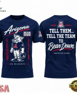 Arizona Wildcats 100 Years Bear Down Tell Them Tell The Team To New Design 3D Shirt, Viral 3D Graphic Tee Arizona Wildcats 100 Years Bear Down Tell Them Tell The Team TO New Design 3D Shirt