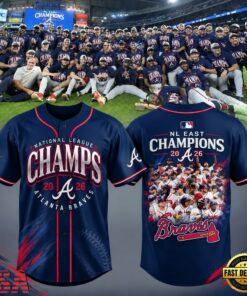 Atlanta Braves 2026 NL East Division Champions Limited Edition Baseball Jersey, Hot Baseball Jersey Atlanta Braves 2026 NL East Division Champions Limited Edition Baseball Jersey