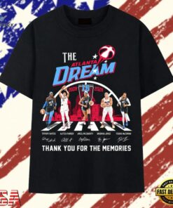 Atlanta Dream 18th Anniversary 2008 2026 Thank You For The Memories Graphic T Shirt, Trendy 2D Print Shirt Atlanta Dream 18th Anniversary 2008 2026 Thank You For The Memories Graphic T Shirt