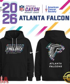 Atlanta Falcons NFL Crucial Catch 2026 Limited Edition Black Hoodie Shirt, Sports Fans 3D Shirt Atlanta Falcons Nfl Crucial Catch 2026 Limited Edition Black Hoodie Shirt