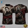 Atlanta Falcons NFL Michael Myers Sunday Nightmares Horror Halloween 3D T Shirt, Sports Fans 3D Shirt Atlanta Falcons Nfl Michael Myers Sunday Nightmares Horror Halloween 3D T Shirt