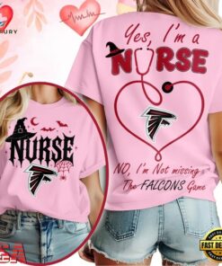 Atlanta Falcons NFL Night Shift Never Misses Game Day Halloween Nurse Unisex 3D Shirt, Sports Fans 3D Shirt Atlanta Falcons Nfl Night Shift Never Misses Game Day Halloween Nurse Unisex 3D Shirt