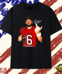 Baker Mayfield Tampa Bay Buccaneers 6 Signature T Shirt, Trendy 2D Print Shirt Baker Mayfield Tampa Bay Buccaneers 6 Signature T Shirt