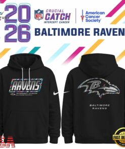 Baltimore Ravens NFL Crucial Catch 2026 Limited Edition Black Hoodie Shirt, Sports Fans 3D Shirt Baltimore Ravens Nfl Crucial Catch 2026 Limited Edition Black Hoodie Shirt