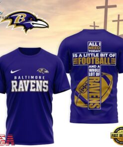 Baltimore Ravens NFL Whole Lot of Football Christian Cross 3D Shirt, Sports Fans 3D Shirt Baltimore Ravens Nfl Whole Lot OF Football Christian Cross 3D Shirt