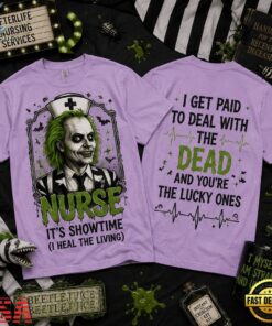 Beetlejuice Nurse Afterlife Night Shift 3D Shirt, Trending Music 3D Tee Beetlejuice Nurse Afterlife Night Shift 3D Shirt