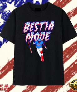 Bestia Mode Aquicos 13 Baseball Player athlete T Shirt, Trendy 2D Print Shirt Bestia Mode Aquicos 13 Baseball Player Athlete T Shirt