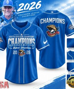 Biloxi Shuckers 2026 South Division Champions Baseball Jersey, Hot Baseball Jersey Biloxi Shuckers 2026 South Division Champions Baseball Jersey
