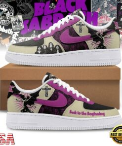 Black Sabbath Back to the Beginning Custom Air Force 1 Shoes, Music Lover AF1 Shoes Black Sabbath Back TO The Beginning Custom Air Force 1 Shoes