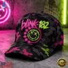 Blink 182 Neon Chaos Smiley Camo Pop Punk Classic Cap, Music Lover Baseball Cap 2 Blink 182 Neon Chaos Smiley Camo Pop Punk Classic Cap, Music Lover Baseball Cap Blink 182 Neon Chaos Smiley Camo Pop Punk Classic Cap