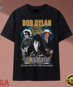 Bob Dylan 85 Years 1941 2026 Signatures Vintage Graphic T Shirt, Music 2D Graphic Tee Bob Dylan 85 Years 1941 2026 Signatures Vintage Graphic T Shirt