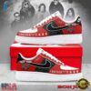 Bon Jovi Forever Tour Red & Black Classic Rock Graphic Custom Air Force 1 Shoes, Music Lover AF1 Shoes Bon Jovi Forever Tour Red Black Classic Rock Graphic Custom Air Force 1 Shoes