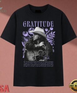 Brandon Lake Gratitude Lyric Graphic Worship Music T Shirt, Music 2D Graphic Tee Brandon Lake Gratitude Lyric Graphic Worship Music T Shirt