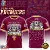 Brisbane Lions 2026 AFL Premiers Three Peat Limited Edition T Shirt, Viral 3D Graphic Tee Brisbane Lions 2026 Afl Premiers Three Peat Limited Edition T Shirt