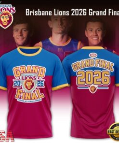 Brisbane Lions 2026 Grand Final 3D Shirt, Viral 3D Graphic Tee Brisbane Lions 2026 Grand Final 3D Shirt