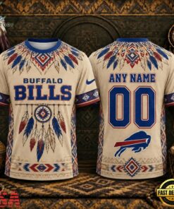 Buffalo Bills 2026 NFL Native American Heritage 3D Shirt, Sports Fans 3D Shirt Buffalo Bills 2026 Nfl Native American Heritage 3D Shirt