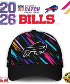 Buffalo Bills Crucial Catch 2026 Pink Limited Edition Classic Cap, Fashion Baseball Cap Buffalo Bills Crucial Catch 2026 Pink Limited Edition Classic Cap