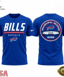 Buffalo Bills Inaugural Season 2026 Highmark Stadium Bills Mafia Blue T Shirt, Viral 3D Graphic Tee Buffalo Bills Inaugural Season 2026 Highmark Stadium Bills Mafia Blue T Shirt