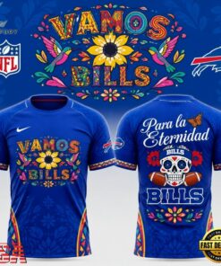 Buffalo Bills Latino Hispanic Heritage Para La Eternidad T Shirt, Viral 3D Graphic Tee Buffalo Bills Latino Hispanic Heritage Para LA Eternidad T Shirt