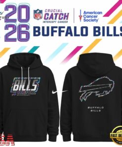 Buffalo Bills NFL Crucial Catch 2026 Limited Edition Black Hoodie Shirt, Sports Fans 3D Shirt Buffalo Bills Nfl Crucial Catch 2026 Limited Edition Black Hoodie Shirt