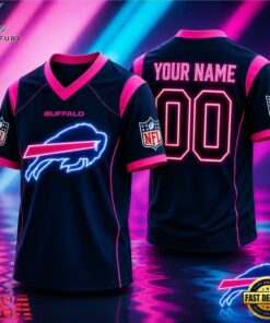 Buffalo Bills NFL Electric Glow Custom Football Jersey, Trending NFL Jersey Buffalo Bills Nfl Electric Glow Custom Football Jersey