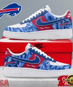 Buffalo Bills NFL End Zone Energy Custom Air Force 1 Shoes Sneaker, NFL Fan AF1 Shoes Buffalo Bills Nfl End Zone Energy Custom Air Force 1 Shoes Sneaker