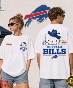 Buffalo Bills NFL Kitty Burger Game Day Unisex 3D Shirt, Sports Fans 3D Shirt Buffalo Bills Nfl Kitty Burger Game Day Unisex 3D Shirt