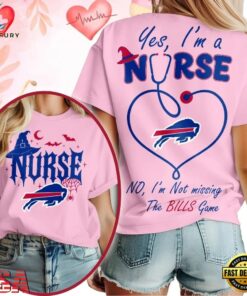 Buffalo Bills NFL Night Shift Never Misses Game Day Halloween Nurse Unisex 3D Shirt, Sports Fans 3D Shirt Buffalo Bills Nfl Night Shift Never Misses Game Day Halloween Nurse Unisex 3D Shirt