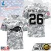Buffalo Bills NFL Salute to Service Custom Name & Number Camo 3D Shirt, Sports Fans 3D Shirt Buffalo Bills Nfl Salute TO Service Custom Name Number Camo 3D Shirt